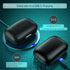 T59 Bluetooth Headphones, Wireless Earbuds with 72hrs Playtime, Charging Case, Digital Display, Sports Ear Buds, Black
