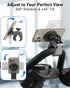 NINEFATICS 20X N52 360 45 1217 Phone Holder for Peloton Bike, Magnetic Phone Mount Clamp, Magnets, Rotate & Tilt
