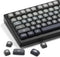 HITIME XVX PBT Keycaps-MOA Set, 132 Keys Custom Keycaps for 60 65 75 100 Percent Cherry Gateron MX Switches, Gray