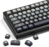 HITIME XVX PBT Keycaps-MOA Set, 132 Keys Custom Keycaps for 60 65 75 100 Percent Cherry Gateron MX Switches, Gray