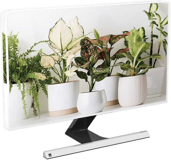 Baocicco Potted Plant Monitor Dust Cover 22, 23, 24, 25 Inch Green