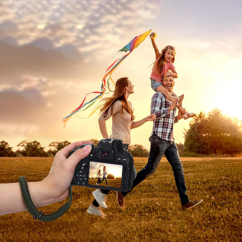 Set, PATIKIL Camera Wrist Straps Polyester Quick Release Braided Hand Wristlet Lanyards with Accessories for DSLR
