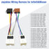 1995-2008,Compatible 1990-2008,10Pin 6Pin ISO Radio Wiring Harness for Nissan Stereo Wire Adapter with Infiniti Radio