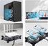 120mm 3-Degree 5V Quiet Dual Router Fan Cooler with L/M/H Speed Controller, DC USB Powered Cooling Case Fan for Router