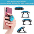 6 Pieces Plastic Disco Crystal Phone Grip, Collapsible Holder for Smartphone and Tablets