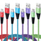 10FT Nylon Braided Micro Charger Cable 4-Pack - Fast Charging Cord for Samsung Galaxy S6 S7 Edge, LG, HTC, Xbox One,