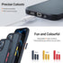 TORRAS Shockproof Case for iPhone 13 Mini, 10 FT Military Drop Protection Translucent Hard PC Back, Matte Black