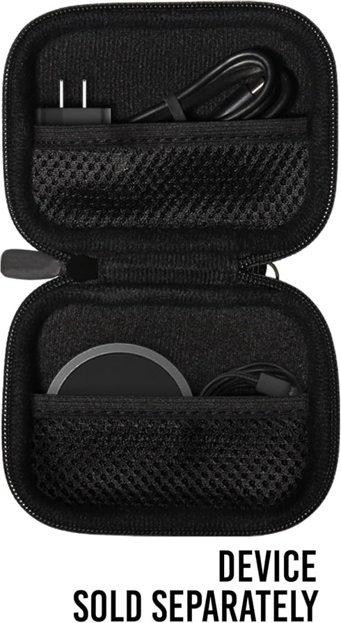 Alltravel Organizing Case for Magnetic Wireless Portable Charger, Compatible with Xoxixl, ESTAVEL, YLLZI, Bohuma (Black)