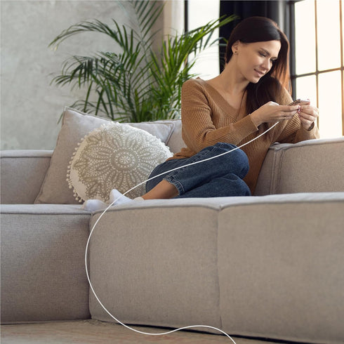 for iPhone 15 USB C Fast Charger Cable, 2pack 6FT USB C to USB C Charging Cord, Nylon Braided Long Charger Cable for