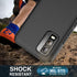 for Nokia C210 Case with Tempered Glass Screen Protector Slim Full-Body Silicone Bumpers Anti-Scratch Shockproof Protective Phone Case Cover for Nokia C210 (Black)