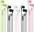USB C Earbuds with Microphone 5 Pack, Wired Headphones, Noise Isolating, Heavy Bass Stereo for USB-C Devices