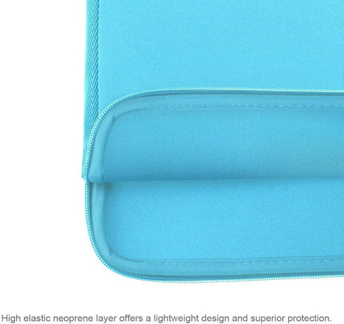 Arvok 11 11.6 12 Inch Laptop Sleeve Case, Water-Resistant Neoprene Cover for MacBook Air 12, Baby Blue