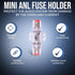 Elite Audio Base Series Amplifier Install Kit - 2000W Max Power, 4-Gauge, Mini ANL Fuse, 17ft 2-Ch RCA Cable, 16-Gauge