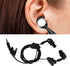 SUNGOOYUE Sport Headphones with Mic, Waterproof Ear Headphones for Running & Surfing, Replaceable Earplugs (Black)