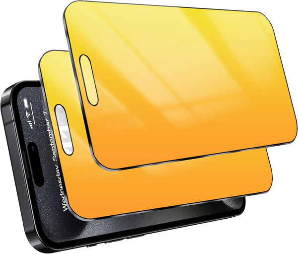 Privacy Screen Protector for iPhone 14 Pro and 15, Anti Spy Tempered Glass Full Coverage with Installation Frame