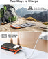 CONXWAN Solar Charger Power Bank, 27000mAh USB C Solar Phone Charger with 3 USB Outputs