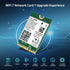 Intel BE200NGW WiFi 7 Wireless Card, Bluetooth 5.4, 5800Mbps M.2/NGFF Network for Windows 10/11, Linux Support