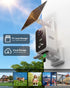 Xega 4G 10000mAh 180, 2K 2-Way IP66, Cellular Security Camera: Battery, No WiFi Need, Pan Motion Detection, Color Night