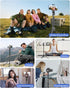 EMART 62 Cell Phone Tripod Stand, Adjustable Floor Cellphone Tri Pod Holder with Remote for iPhone and Android