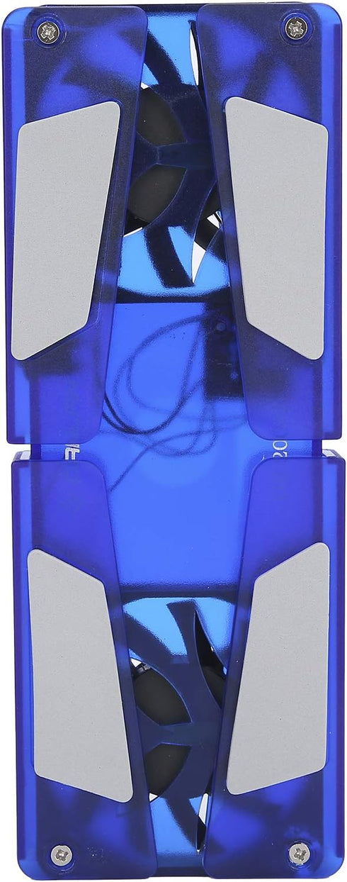 Laptop Cooling Stand, Cooler with 2 Fans, Foldable Laptop Cooling Fan Pad, USB Cable