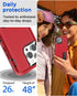 AICase iPhone 12 Pro Max: Rugged Heavy Duty Case with Built-in Kickstand, Glass Screen Protector & Camera Lens.