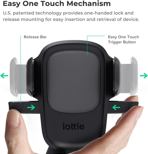 iOttie Easy One Touch Signature CD Slot Mount - Universal Car Phone Holder for iPhone, Google, Samsung, Moto, LG