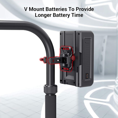 SmallRig Mini V Mount Battery Plate, V-Lock Mount with Crab-Shaped Clamp for Camera Power Supply - 2989