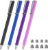 METRO Universal Stylus Pens for Touch Screens, High Sensitivity Capacitive Stylus with Fiber Tips, 2 in 1 Touch Screen