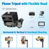 Phone Tripod, 70" Stand for Phone & Camera, with Remote and Holder, Compatible with iPhone & GoPro