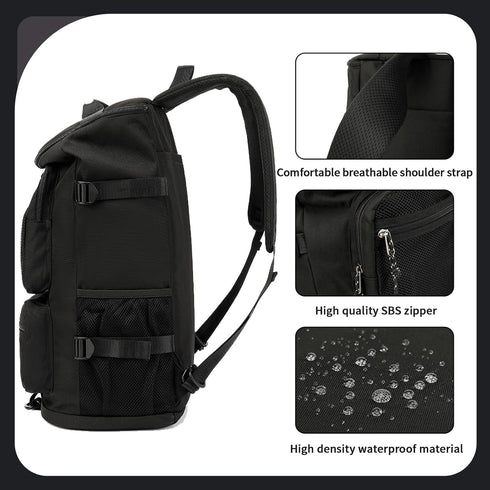 Generic backpack, 4 Solid color gym duffel bag wrestling bag,with shoe compartment, kinds of back method waterproof