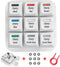 Cherry MX Key Switch Tester Mechanical Keyboard Sampler Tool Kit with Puller and O Rings (9-Key Printed PBT Keycap)