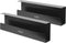 VIVO Under Desk 17 inch Cable Management Trays, Power Strip Holders, Wire Organizers for Office and Home, 2 Pack, Black