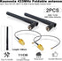 Kaunosta 433 MHF1 4-Pack, 2433MHz 3dBi 215cm MHF1 CCU3 CCU2 CC1101, MHz SMA Male Antenna Kit Radio Antenna Short