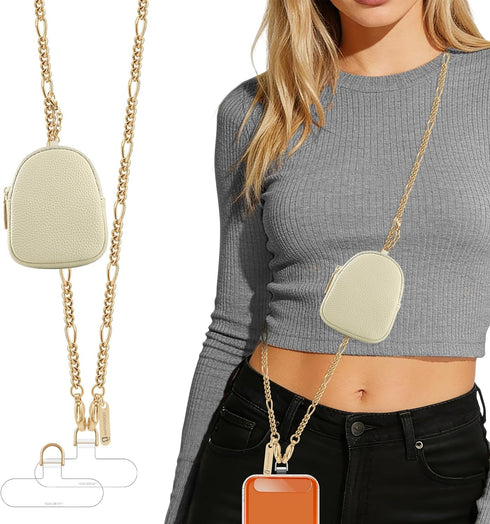 Phone Crossbody Strap With Wallet 47.24in Phone Chain Clip And Go strap