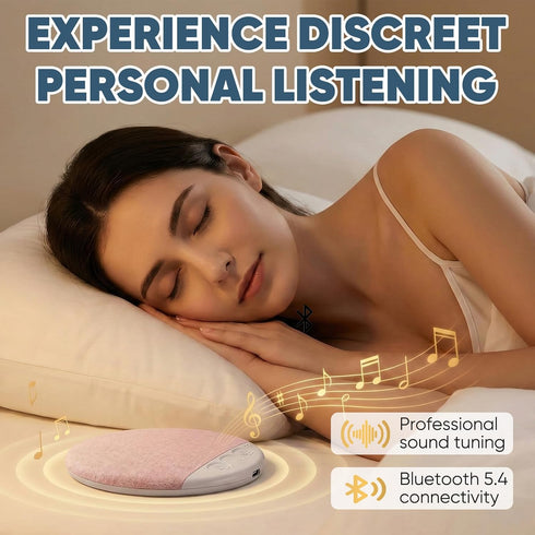 Generic 2026 New Sleep Pillow Speaker, Bluetooth Pillow Speaker with White Noise Timer Wireless Sleep Aid with Stereo