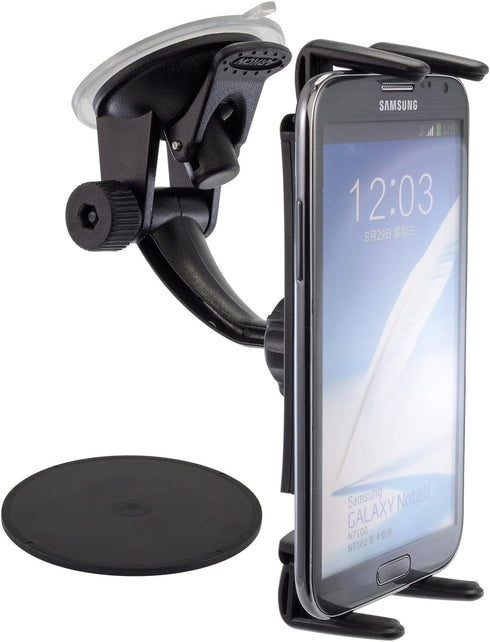 ARKON Mounts Windshield and Dash Suction Car Mount Holder, Compatible with iPhone, Galaxy, Note, Pixel