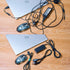 Reusable Fastening Cable Ties, 6 in Cable Management Ties, 100 pcs Adjustable Cord Organizer for Home Office