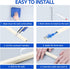 Delamu Beige Cord Hider, Mini Size Wire Covers for 1 Wire on Wall, Paintable Cable Cover Raceway