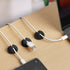 tifanso 6PCS Black Cable Clips, Adhesive Cord Holder Wire Organizer for Desk, Nightstand, Home, and Office