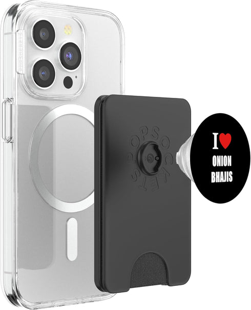 I Love Inspirational Motivational Designs Onion Bhajis Indian Starter PopSockets PopWallet for MagSafe