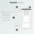 Scosche MPQ5RKi-BP0 MagicMount MagicPlate Replacement Plate for Magnetic Mount, Non-Magnetic and Charge Mounting