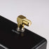 THE CIMPLE CO Gold Coaxial Cable Right Angle Connector - 4 Pack for Tight Corners and Flat Panel TV Mounting