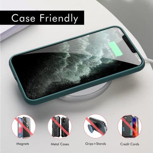 Magnetic Wireless Charger, Fast 15W Wireless Charging Station/Pad, Qi-Certified, Compatible with iPhone 13/12/11/11 Pro