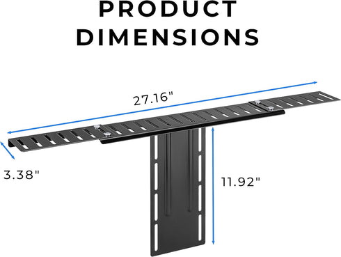 HumanCentric 100x100mm DSLR Monitor Mount Extra Large, Desk Camera Mounting, Light Webcam, Microphone Shelf for Monitor