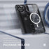 iPhone 15 Pro Case by Choiche, Clear Glitter Bling, MagSafe Compatible, includes 3x Diamond Lens Protectors & 2x Glass
