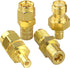 TUOLNK 4PCS SMA to SMB Radio Antenna Coax Adapter, SMA Male/Female to SMB Male/Female Coax Connector