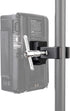 V-Mount Lock Battery Adapter with Clamp for Tripod Light Stand Mounting