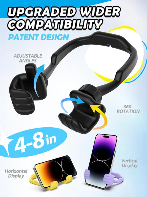 Stocking Stuffers for Teens, Lazy Phone Stand Cell Phone Holder for Desk, Funny Gifts for Men, Women, Christmas Gadget
