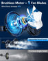 5V/ 12V /24V Dual Head Car Cooling Fans for Back Seat for Kids, Usb Car Backseat Headrest Fan for Baby Rear Facing, Car