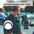 SAMCOM 1 Pcs Speaker Mic for Walkie Talkies, 2 Pin Handheld Shoulder Mic for Baofeng UV-5R Retevis Radios,